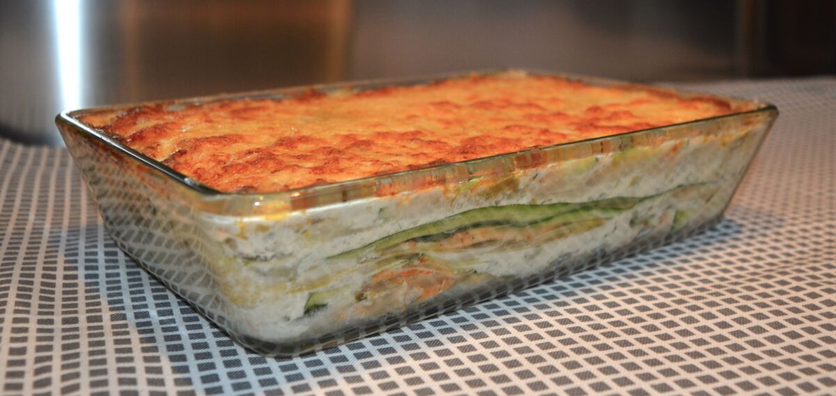 Lasagna bianca di zucchina