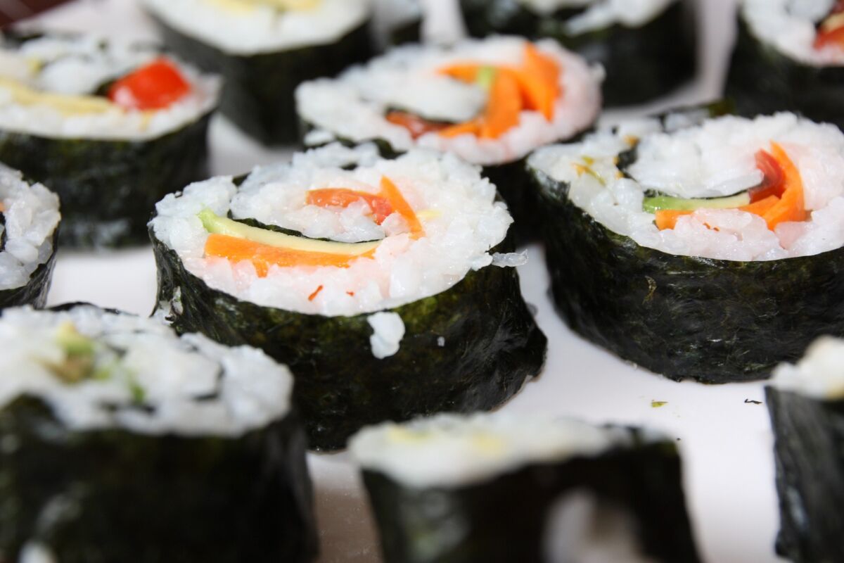 Sushi vegano: cinque varianti