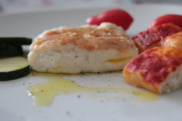 Scamorza alla piastra vegana