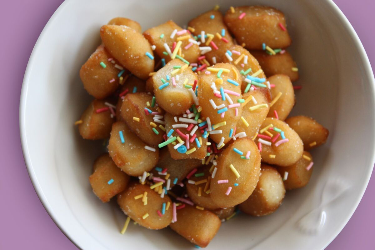 Struffoli pignolata vegan
