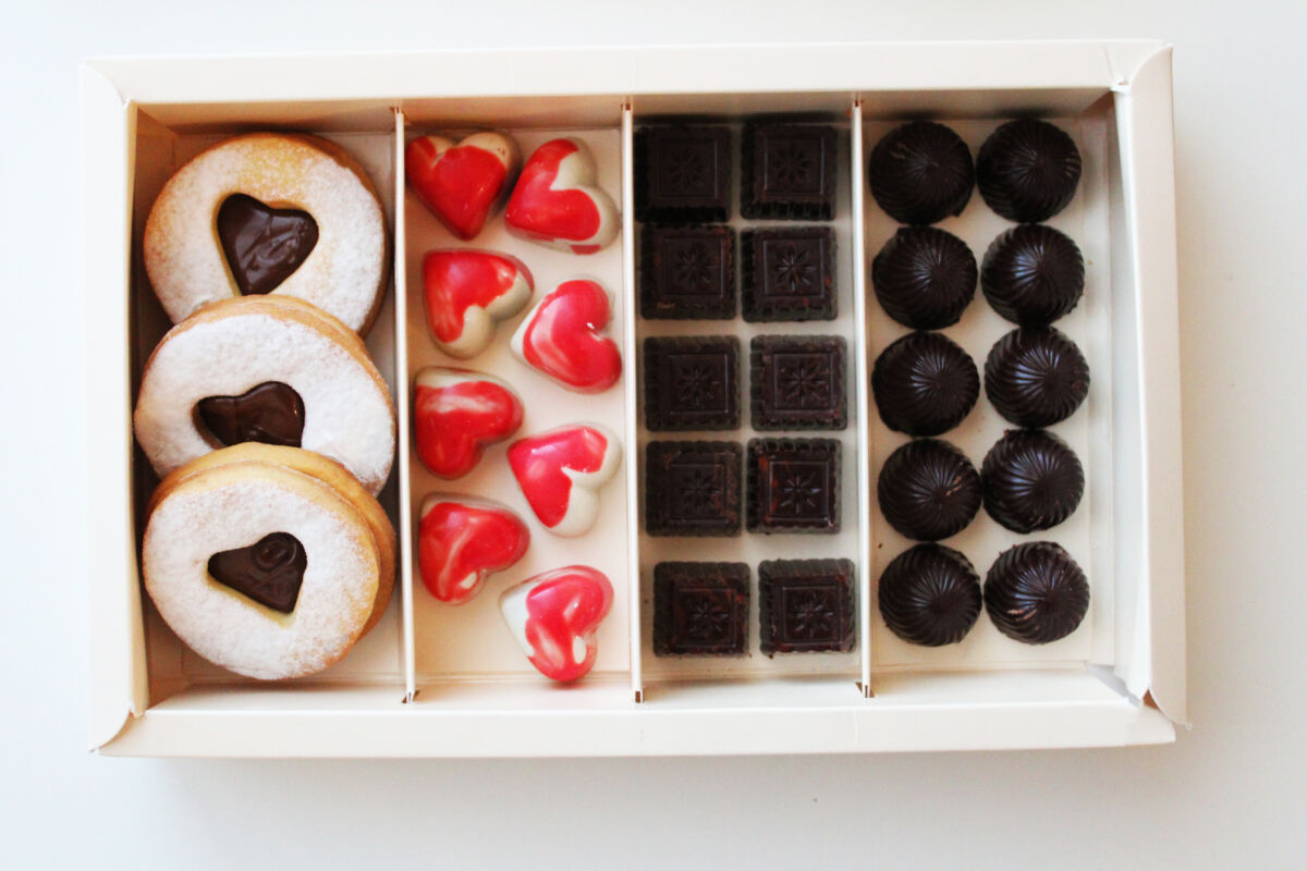 Cioccolatini vegani San Valentino